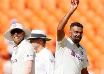 Ravichandran Ashwin goes past Anil Kumble to register most fifer at home (Image: Twitter)