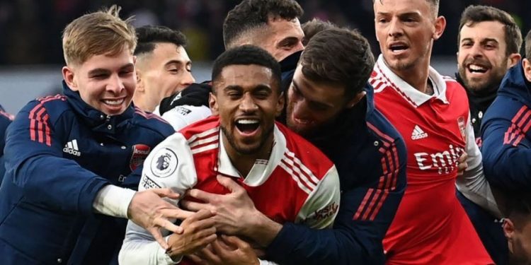 Late goal by Reiss Nelson helps Arsenal register win over Bournemouth (Image: Twitter)