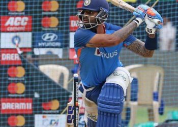 Surya Kumar Yadav during practice session (Image: surya_14kumar/Twitter)