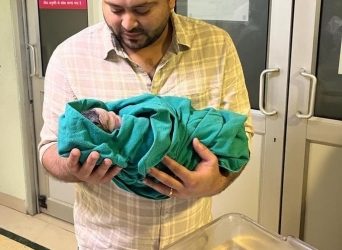 Tejashwi Yadav, wife welcome baby girl