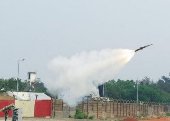 DRDO successfully  tested Very Short Range Air Defence System (VSHORADS) missile from its Chandipur launch facility in Odisha (Image: Twitter)