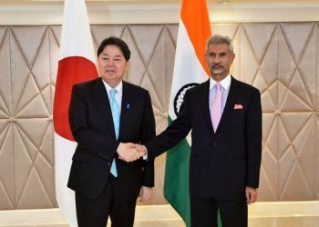 EAM S Jaishankar with Japanese Foreign Minister Yoshimasa Hayashi