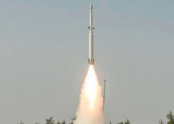 DRDO successfully conducts trials BMD interceptor missile off the coast of Odisha (Image: Ministry of Defence)