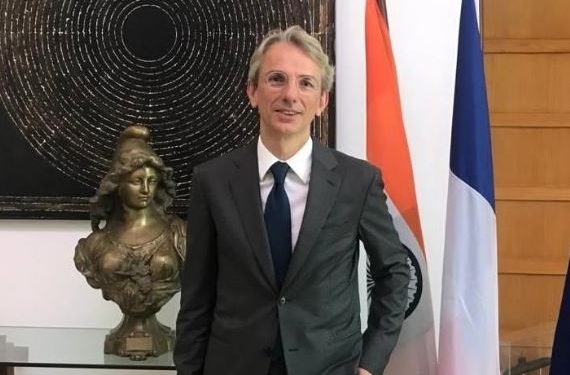 French Ambassador to India Emmanuel Lenain (Image: FranceinIndia/Twitter)