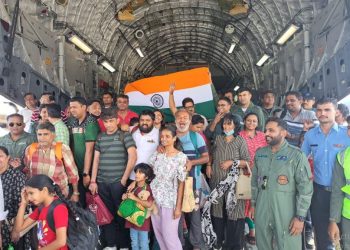 IAF's C17 Globemaster lands in Mumbai carrying 246 Indians evacuated from war-torn Sudan (Image: MEAIndia/Twitter)