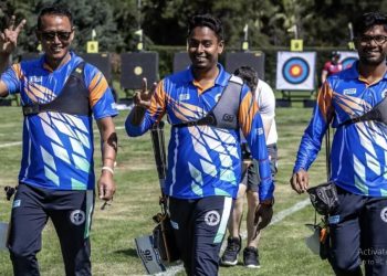 Indian Recurve Team bags silver medal at the Archery World Cup 2023 (Image: khelnow.com)