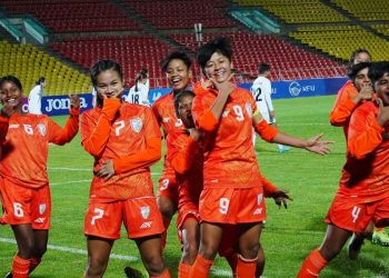 India U-17 women's team beat Kyrgyz Republic 1-0 (Image: IndianFootball/Twitter)