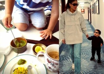 Kareena Kapoor shares pic of son Jehangir serving her breakfast