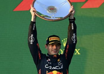 Max Verstappen wins Australian Grand Prix (Image: cgtnafrica/Twitter)