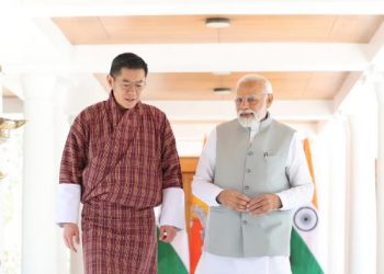 Bhutan King in India