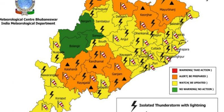 Odisha weather April 29