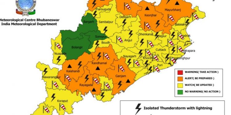 Odisha weather April 29