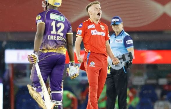 Punjab Kings defeat KKR by seven runs on DLS Method Mohali: Punjab Kings defeated Kolkata Knight Riders by seven runs on Duckworth Lewis method after heavy rain stopped the proceedings in their IPL season opener, Saturday. Batting first, Punjab Kings scored 191/5 riding on a half-century from Sri Lankan Bhanuka Rajapaksa, who smashed 50 off 32 balls and skipper Shikhar Dhawan, who contributed 40 from 29 deliveries. In reply, KKR were 146 for 7 in 16 overs when heavens opened up. The DLS par score for KKR after losing seven wickets in 16 overs was 153 and they were seven runs short. The dismissal of dangerous Andre Russell (35 off 19 balls) in the 15th over by Sam Curran (1/38) and Arshdeep Singh removing Venkatesh Iyer (34 off 28 balls) in the very next over tilted the par score for Punjab Kings. Brief Scores Punjab Kings 191/5; 20 overs (Bhanuka Rajapaksa 50, Shikhar Dhawan 40; Tim Southee 2/54) b Kolkata Knight Riders 146/7; 16 overs (Andre Russell 35, Venkatesh Iyer 34; Arshdeep Singh 3/19) by seven runs on DLS Method. PTI IPL, Punjab Kings, KKR, DLS Method