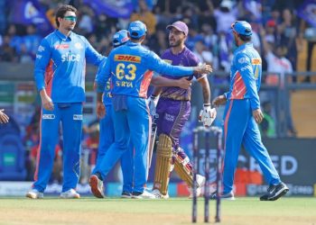 KKR's Nitish Rana skipper getting into war of words with Hrithik Shokeen after dismissal (Image: iplt20.com)