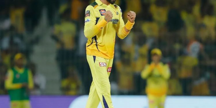 Ravindra Jadeja shines with the ball for CSK against SRH (Image: iplt20.com)