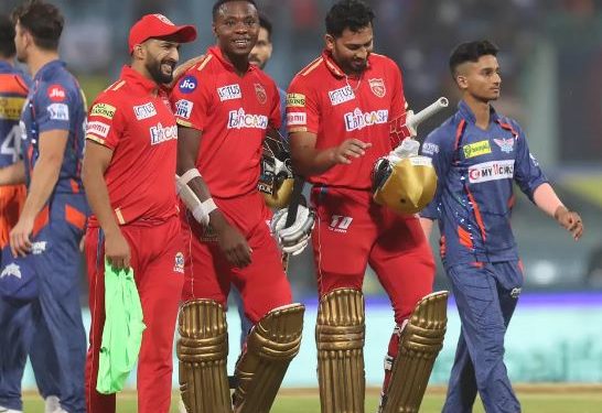 Raza, Curran shine as PBKS beat LSG by two wickets Lucknow: Sikandar Raza slammed his maiden IPL fifty after an impressive show by his side's bowling unit as Punjab Kings beat Lucknow Super Giants by two wickets in a last-over finish here Saturday. Invited to bat, captain KL Rahul smashed his first fifty of this IPL season but Punjab Kings roared back with timely wickets to restrict the Lucknow side to a modest 159 for eight. Chasing 160 for a win, Zimbabwean Raza, who also picked a wicket with his spin bowling, cracked a 41-ball 57 to keep PBKS in the hunt after Matthew Short's 22-ball 34. Once he was holed out in the 18th over off Ravi Bishnoi, Shahrukh Khan (23 not out) completed the job, knocking off the final runs with a boundary. Raza hit four boundaries and three sixes in his match-winning knock. On a two-paced wicket, KL Rahul displayed great composure en route his 56-ball 74 as he added 53 and 48 runs with Kyle Mayers (29) and Krunal Pandya (18) for the first and third wickets respectively. However, LSG couldn't finish things with a flourish as they lost four wickets for 48 runs in the last five overs, with Sam Curran picking up three of those. Kagiso Rabada (2/34), Arshdeep Singh (1/22), Harpreet Brar (1/10) and Sikandar Raza (1/19) were also among wickets. Defending the total, pacer Yudhvir Singh made a sensational debut, dismissing fellow debutant Atharva Taide (0) and Prabhsimran Singh (4) -- who replaced Rahul Chahar as impact sub -- in his first two overs to reduce PBKS to 17 for 2. Matthew Short looked in good nick, slamming three boundaries off Avesh Khan, before producing two hits to the fence off Yudhvir. Krishnappa Gowtham, who replaced Kyle Mayers as impact sub, too, was smacked for a six by Short but the spinner had the batter caught by Stoinis as Punjab slumped to 45 for 3 in 6 overs. Raza then took the onus on himself as he and Harpreet Singh Bhatia (22) added run-a-ball 30 before Pandya broke the stand, holing out the former at deep backward square. Raza exploded in the 13th over, clobbering two successive sixes and a four off Pandya to pile up 17 runs. However, KL Rahul produced a sensational effort to get rid off Jitesh Sharma, while Ravi Bishnoi, introduced after 14 overs, got rid off Curran (6) before accounting for Raza to raise hopes of an upset. Needing 21 in 13 balls, Shahrukh sent Woods sailing for a maximum, while Brar too picked up a four to bring down the required runs. Earlier, Rahul and Mayers provided LSG a flying start with the burly left-handed West Indian being the aggressor initially. While Rahul dealt in boundaries, Mayers dealt in maximums. Mayers blasted Mathew Short over deep backward square leg and followed it up with a backward punch for another six over covers off Sam Curran before depositing Rabada into the stands as LSG raced away to 40 for no loss in the powerplay. With the pitch offering a bit of grip and turn, Curran, who led PBKS in place of an injured Shikhar Dhawan, brought in the spinners. Harpreet Brar soon removed Mayers, who was holed out to deep backward square leg in the eighth over, while Raza trapped Deepak Hooda (2) as LSG slipped to 62 for 2. Rahul then combined with Pandya to take LSG past the 100-mark before Rabada returned to dismiss the latter in the 15th over. Two balls later, star of last match Nicholas Pooran too fell while looking for a big hit with Shahrukh Khan taking the catch. Marcus Stoinis, however, got going from the start, slamming Rahul Chahar for back-to-back sixes, while KL Rahul then cut Rabada for a maximum as LSG reached 138 for 4 in 17 overs. However, the hosts didn't get the final push as Curran earned the wicket of Stoinis after winning a video referral following a faint nick off the batter's gloves. Arshdeep Singh then struck with his knuckle ball, removing Rahul, who was holed out at long-on, while Shahrukh Khan once again picked up a well-judged catch to get rid of Yudhvir Singh. PTI IPL, PBKS, LSG