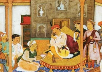 Representation of a Mughal court