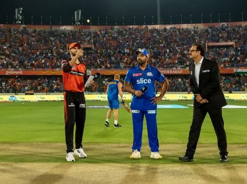 SRH opt to field against Mumbai Indians