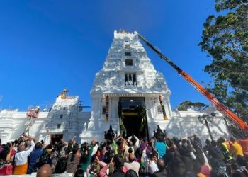 Sri Venkateswara temple in Helensburgh (Image: ElliotJStein/Twitter)