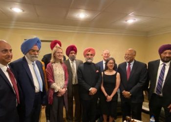 India's Ambassador to the US of America Taranjit Singh Sandhu attending 'Sikh Hero Award' (SandhuTaranjitS/Twitter)