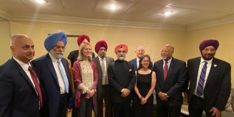 India's Ambassador to the US of America Taranjit Singh Sandhu attending 'Sikh Hero Award' (SandhuTaranjitS/Twitter)
