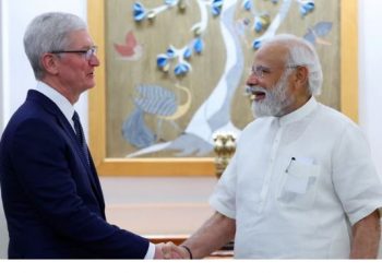 Tim Cook Narendra Modi India Apple