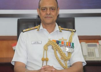 Vice Admiral Sanjay Jasjit Singh (Image: CaptDKS/Twitter)