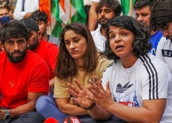 Wrestlers Protest - Sakshi Malik