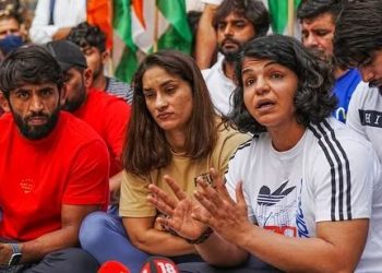 Wrestlers Protest - Sakshi Malik