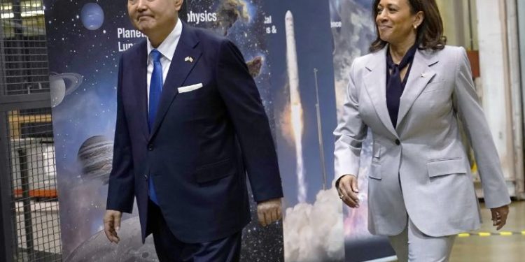 South Korean President Yoon opens state visit with spotlight on space, mega deals