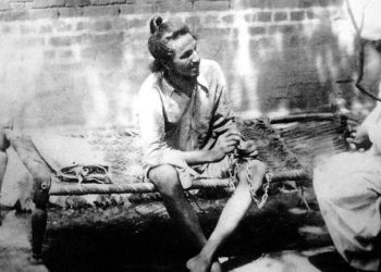 Bhagat Singh photographed secretly at Lahore police station during his first arrest and detention from May 29 to July 4, 1927.