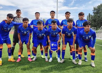 Spain tour: India U-17 fight back to hold Real Madrid U-17 to 3-3 draw.(photo:aiff)