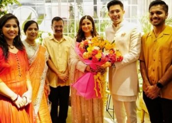 Kejriwal blesses Ragneeti with sweet Insta post as Chadha tweets about Jalandhar