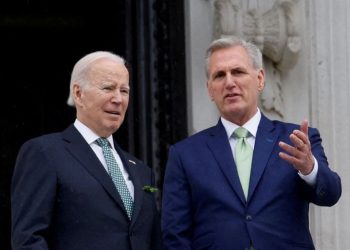 US President Joe Biden and House Speaker Kevin McCarthy (Image: Reuters)