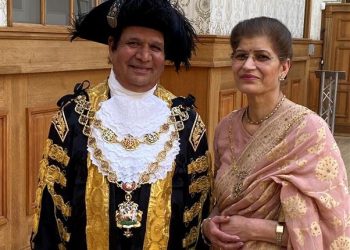 Councillor Chaman Lal becomes the Lord Mayor of Birmingham (Image: Twitter)