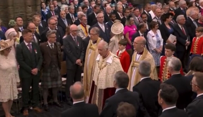 King Charles III takes second oath at Coronation ceremony