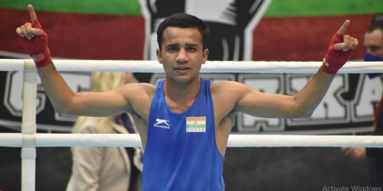 Deepak Bhoria enters quarterfinals of IBA Men's World Boxing Championship (Image: Twitter)