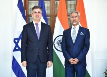Israeli Foreign Minister Eli Cohen with EAM S Jaishankar (Image: elicoh1/Twitter)