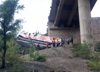 10 dead, 55 injured after bus plunges into Jammu gorge