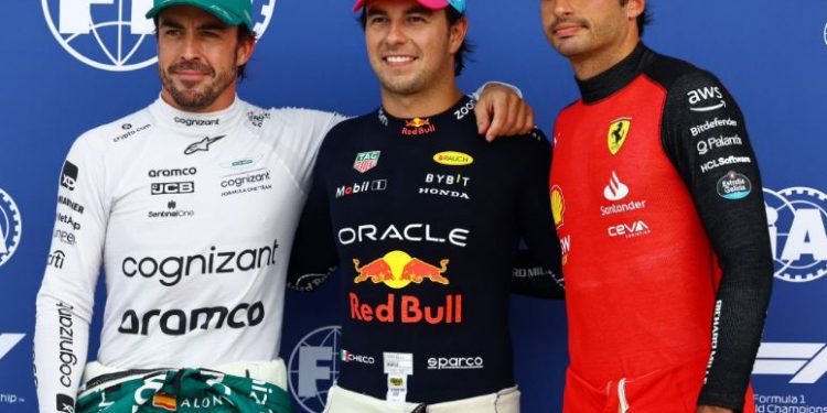 Sergio Perez tops the Miami Grand Prix 2023 Qualifications (Image: SChecoPerez/Twitter)