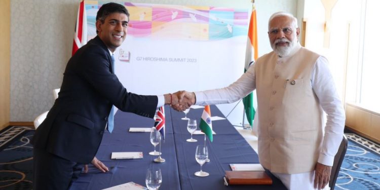 UK PM Rishi Sunak says want to strike 'truly ambitious' trade deal with India - FTA