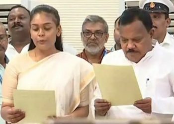 BJD MLA Dipali Das takes oath