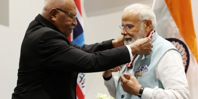 PM Modi conferred with Fiji's highest honour