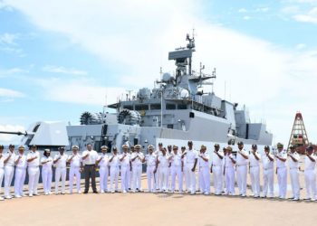Naval Personnel participating in 4th Samudra Shakti Naval Exercise between India and Indonesia (Image: NewsIADN/Twitter)