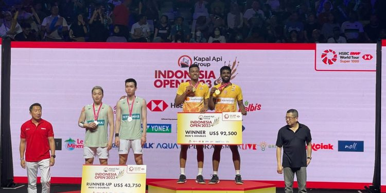 Satwiksairaj Rankireddy - Chirag Shetty win Indonesian Open