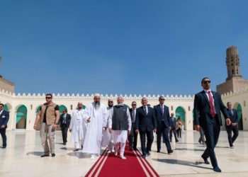 PM Narendra Modi visits Egypt's Al Hikim Mosque