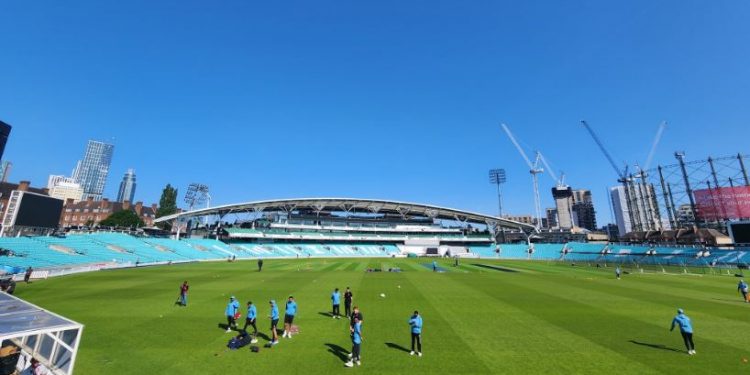 Indian cricket players practicing at The Oval ahead of WTC final against Australia (Image: BCCI/Twitter)