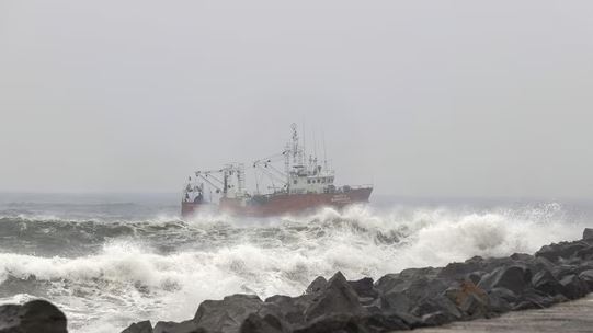 Landfall near Jakhau Port