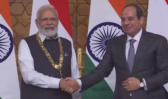 PM Modi receives Egypt's highest state honour 'Order of the Nile'