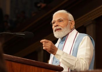 Narendra Modi addressing the US Congress